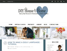 Tablet Screenshot of diyhousetohome.com